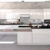 high gloss white kitchen cabinet
